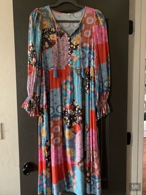 Spell Cha cha midi dress